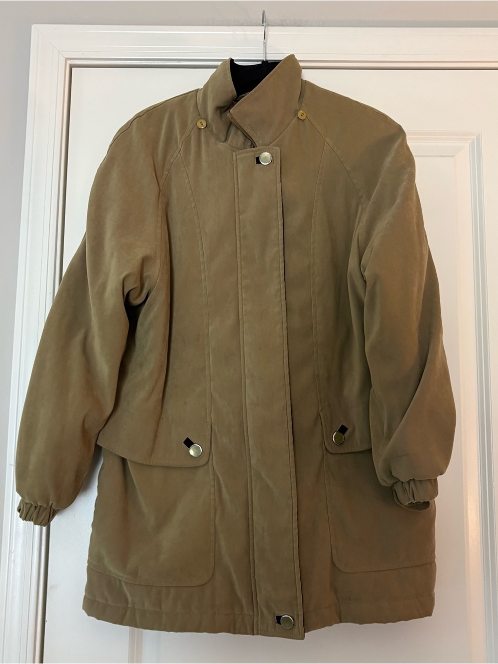 Vintage Mackintosh New England Women’s Classic Olive Green Coat Jacket